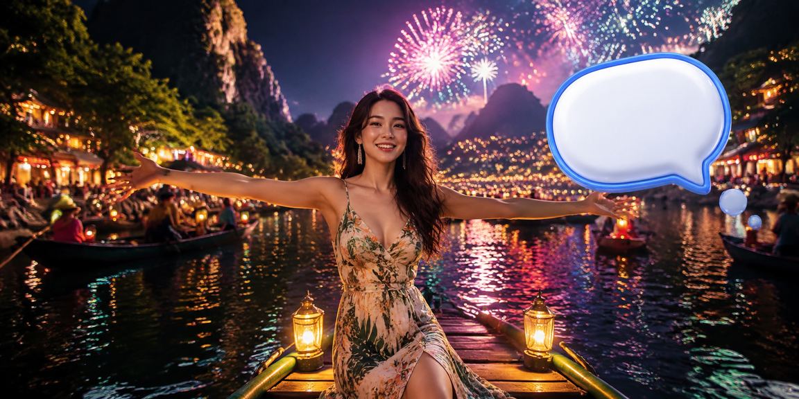 Không khí lễ hội và trò chơi may mắn sôi động tại Ninh Bình, gợi nhớ văn hóa xổ số địa phương